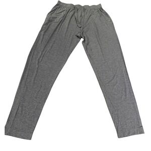 Cozy Earth Womens Bamboo Pajama Pants Heather Gray Lounge Joggers Size L